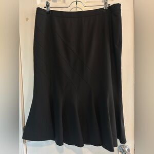 Lafayette 148 New York Virgin Wool Ruffle Skirt size 12